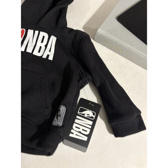 NBA Baby Hoodie Sweatshirt Black Size 6-9M (6-9 Months) Licensed Basketball - Picture 4 of 5